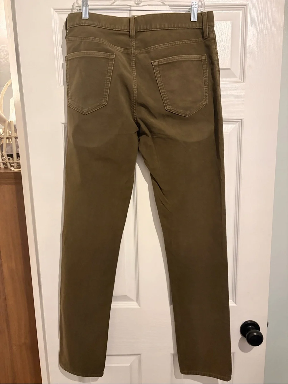 Banana Republic Men's Olive Slim Straight Jeans